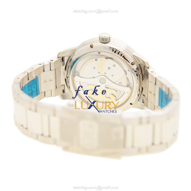 1-91-02-02-02-70 - Glashutte PANO Automatic Replica Watch Silver Dial Stainless Steel - Image 4