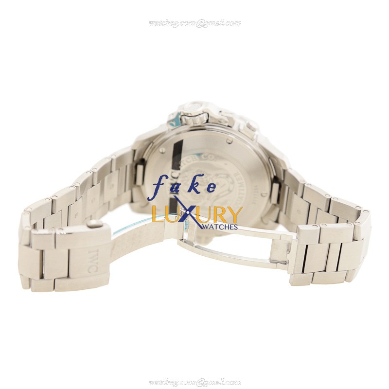 IWC IW354703 Aquatimer Replica Watch Automatic Movement Black Dial Steel Case - Image 5