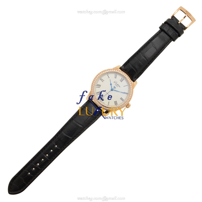 Glashutte Senator Manual Winding 1-39-59-01-15-04 | 18kt Rose Gold | Automatic | Steel | Replica - Image 2