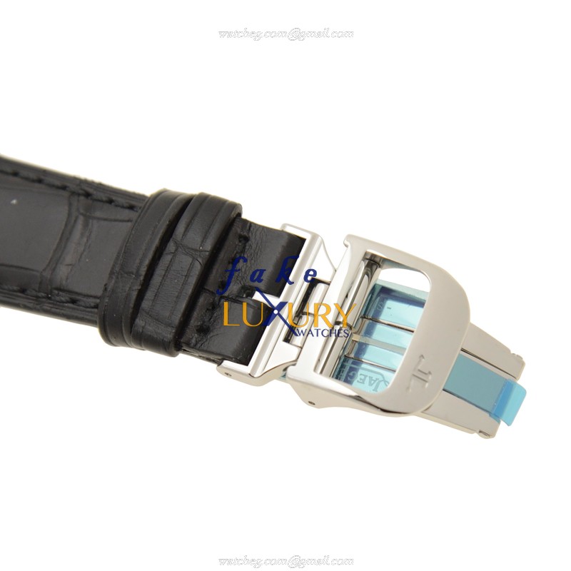 Jaeger-Lecoultre Q1558421 Master Ultra Thin Auto Stainless Steel Replica Watch - Grey Dial Black - Image 4