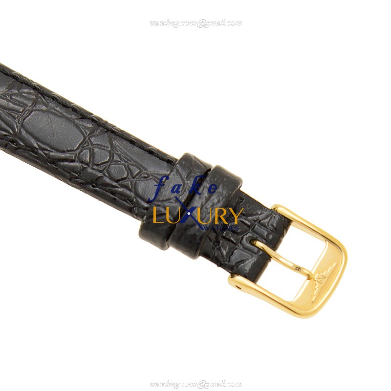 Longines L7.490.6.12.2 Replica Watch White Dial Gold-Plated Steel Case Quartz Movement Leather Strap - Image 4