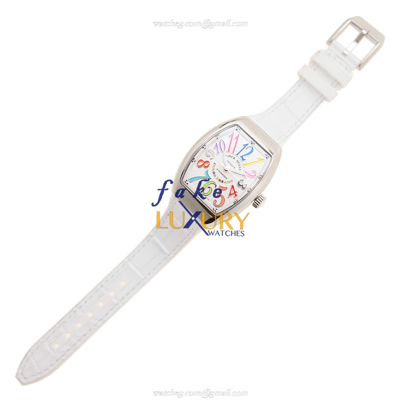 Franck Muller V32 SC AT FO COL DRM AC.BC VANGUARD Auto Stainless Steel Case Silver Dial Watch - Image 2