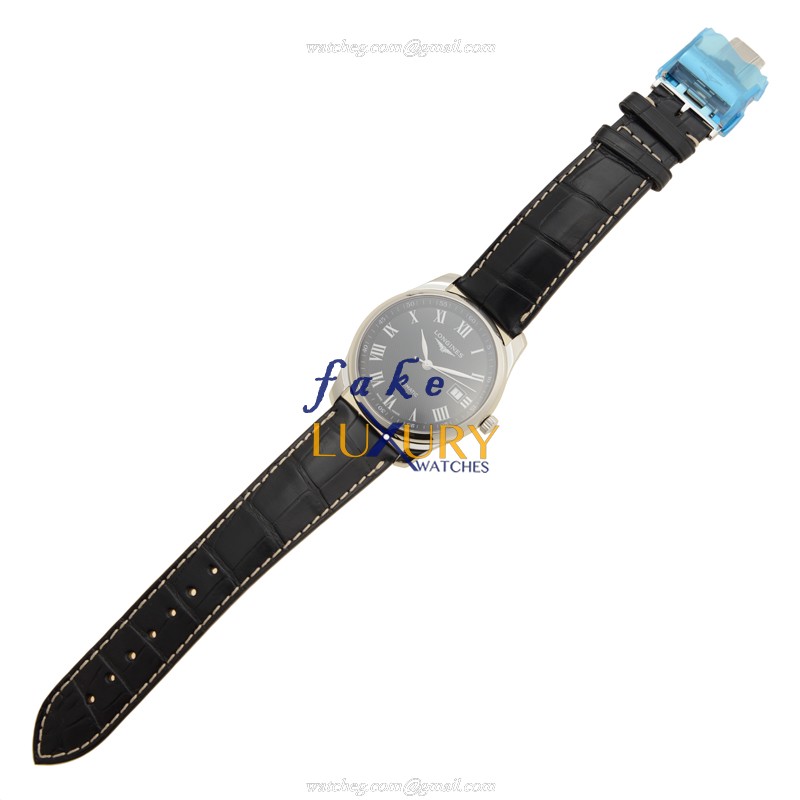 Longines MASTER L2.793.4.51.7 Replica Watch, Automatic Movement, Black Dial, Steel Case - Image 2