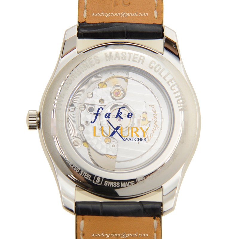Longines MASTER L2.793.4.51.7 Replica Watch, Automatic Movement, Black Dial, Steel Case - Image 3