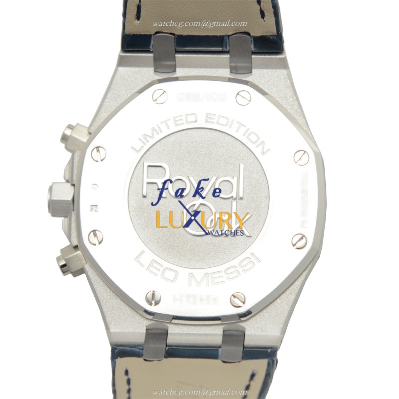 Audemars Piguet Royal Oak Replica Watch 26325PL.OO.D310CR.01 Automatic Platinum Dark Blue Dial - Image 3