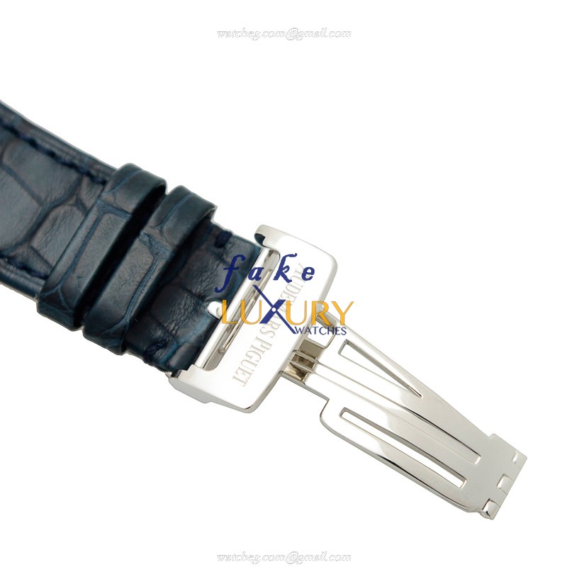 Audemars Piguet Royal Oak Replica Watch 26325PL.OO.D310CR.01 Automatic Platinum Dark Blue Dial - Image 4