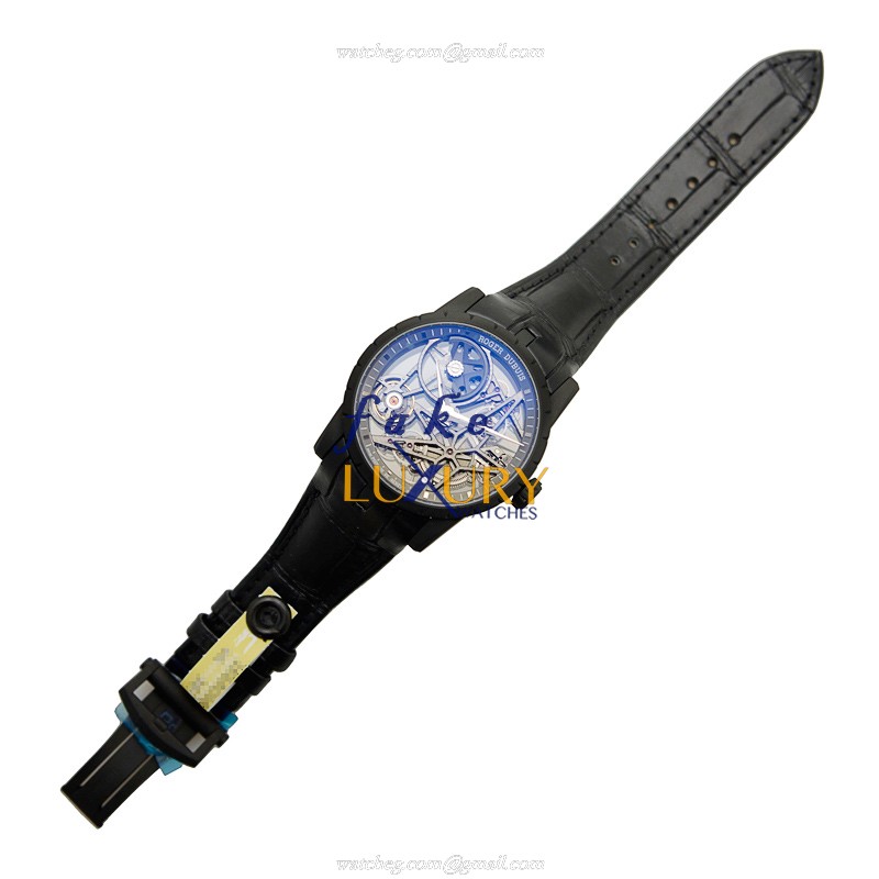 Roger Dubuis RDDBEX0473 Excalibur Replica Watch, Automatic Titanium, Transparent Skull Dial - Image 2