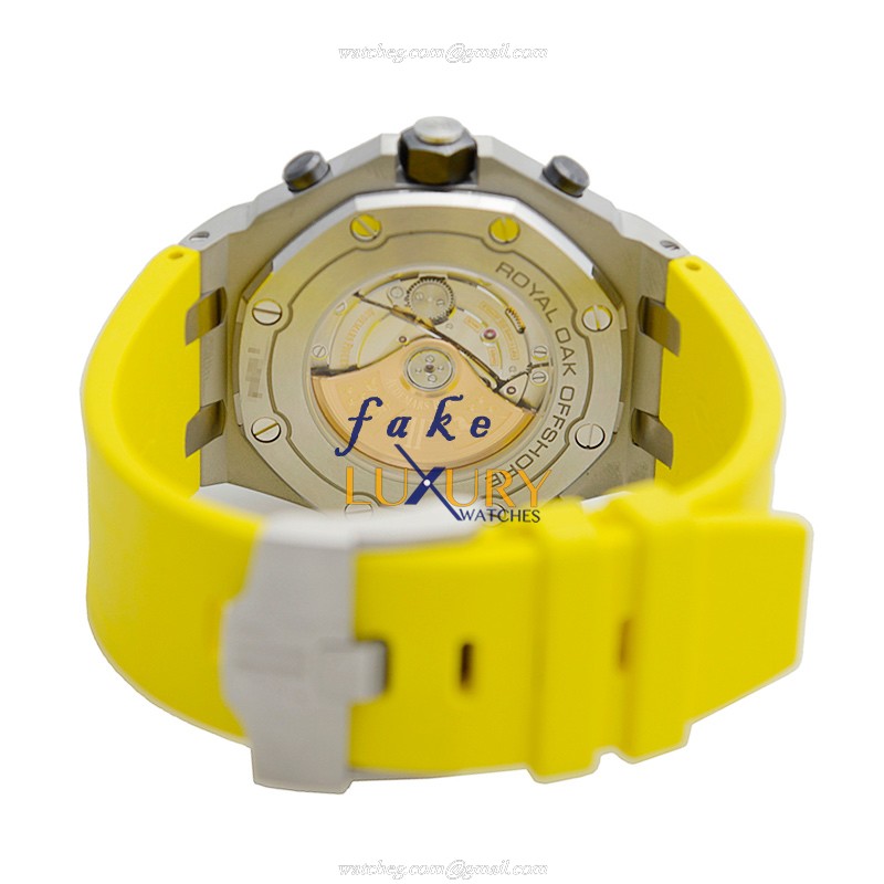 Audemars Piguet Royal Oak Offshore 26703ST.OO.A051CA.01 Automatic Yellow Dial Replica Watch - Image 4