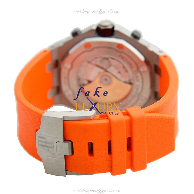 Audemars Piguet 26703ST.OO.A070CA.01 - Royal Oak Offshore Replica Watch - Automatic - Orange Rubber - Image 5