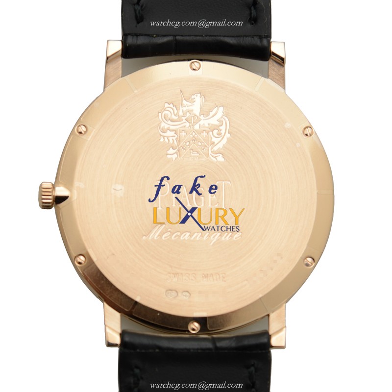 G0A40013 - Piaget Altiplano Replica Watch Manual Wind 18kt Rose Gold Diamonds Gray Dial - Image 3