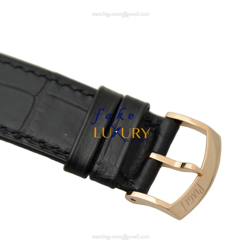 G0A40013 - Piaget Altiplano Replica Watch Manual Wind 18kt Rose Gold Diamonds Gray Dial - Image 4