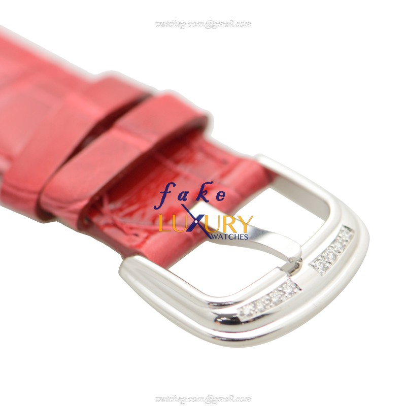 Franck Muller 5850 SC COL DRM D 1R AC Replica Watch Automatic White Dial Red Alligator Strap - Image 4