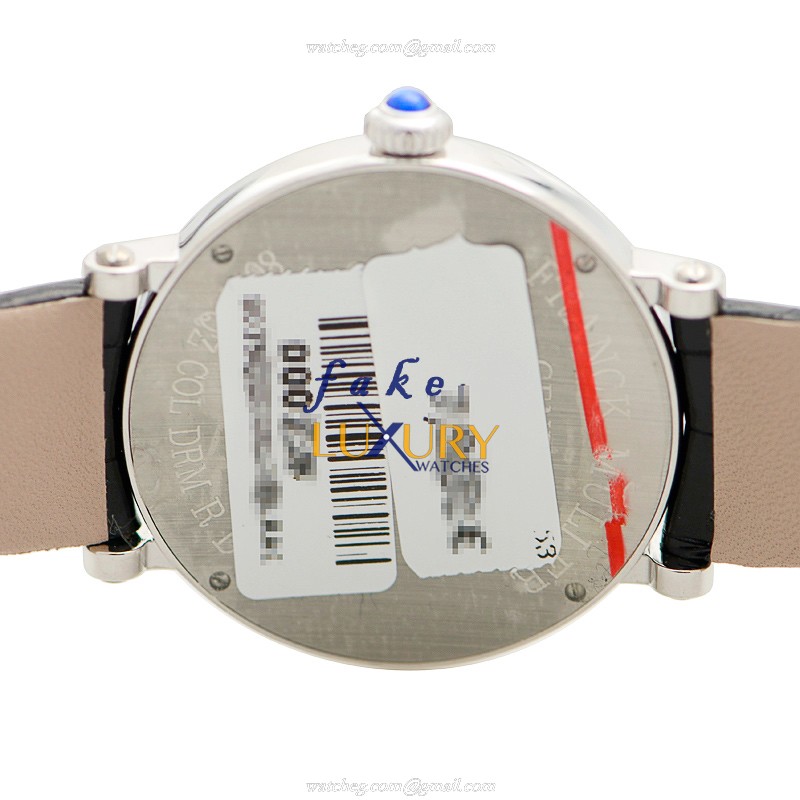 Franck Muller 8035 QZ COL DRM R D 1R AC Replica Watch, Quartz, White Dial, Steel & Diamonds Case - Image 3