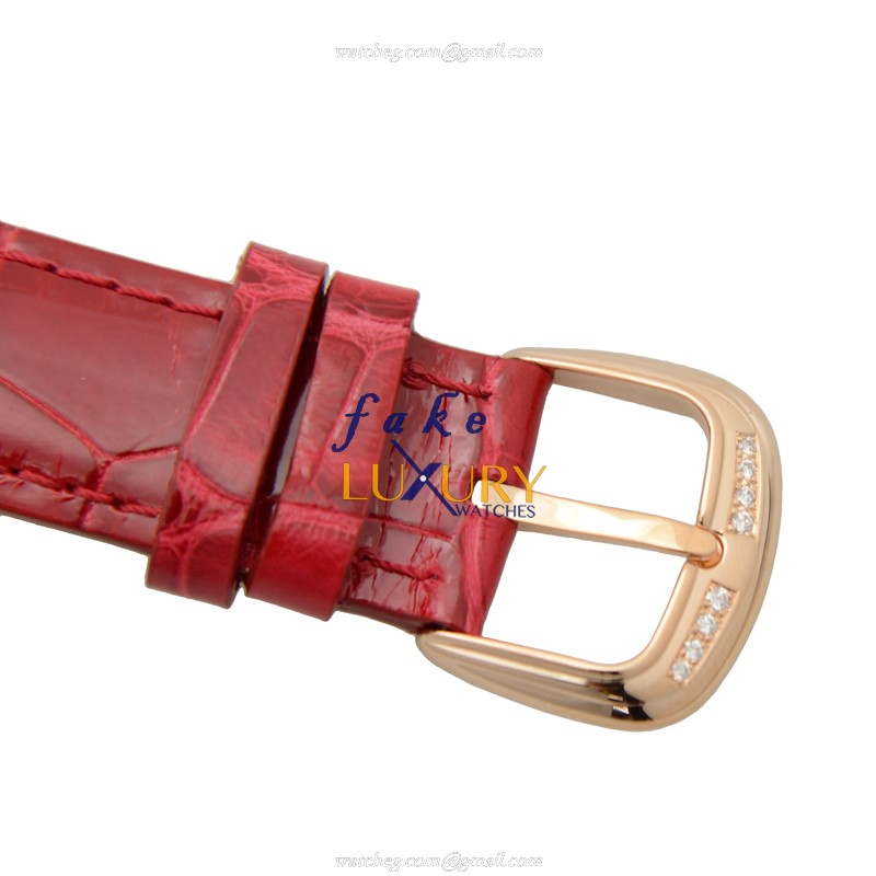 Franck Muller Cintree Curvex 2852 QZ COL DRM MOP D1R CD8 5N Quartz 18kt Rose Gold & Diamonds White - Image 4