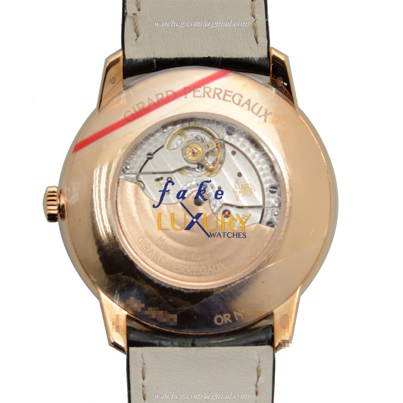 Girard Perregaux 1966 Replica Watch, 49525D52A1A1BK6A, Automatic, 18kt Rose Gold & Diamonds, White - Image 3
