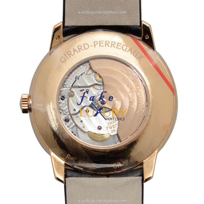 Girard Perregaux 1966 49525D52A1B1BK6A Replica Watch With Automatic Movement, 18kt Rose Gold Case - Image 3