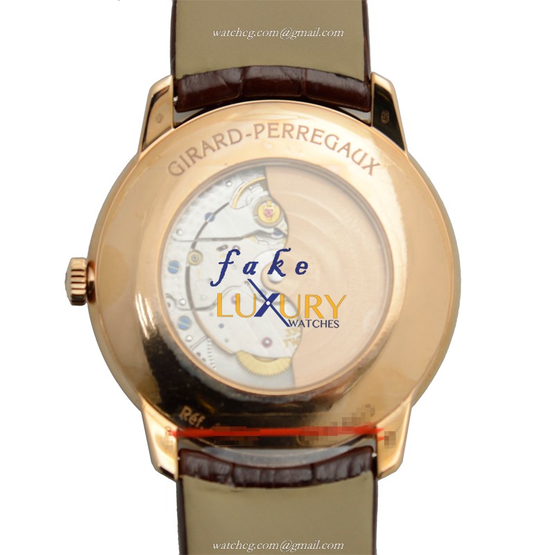 Girard Perregaux 1966 49525D52ABD1BKEA Replica Watch, Automatic Movement, Rose Gold & Diamonds - Image 3
