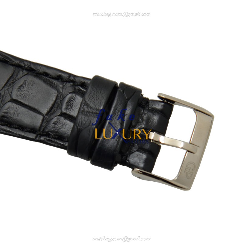 Girard Perregaux 1966 4953453711BK6A Automatic 18kt White Gold Black Alligator Strap Replica Watch - Image 4