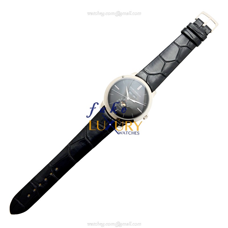 Girard Perregaux 49535-53-651-BK6A Replica Watch, 18kt White Gold Case, Black Dial, Automatic - Image 2