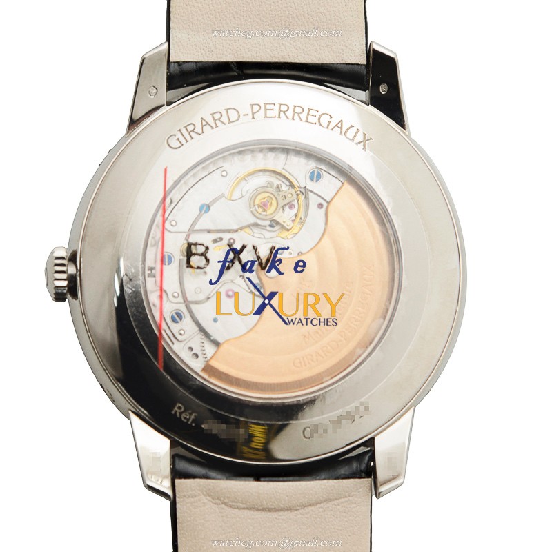 Girard Perregaux 49535-53-651-BK6A Replica Watch, 18kt White Gold Case, Black Dial, Automatic - Image 3