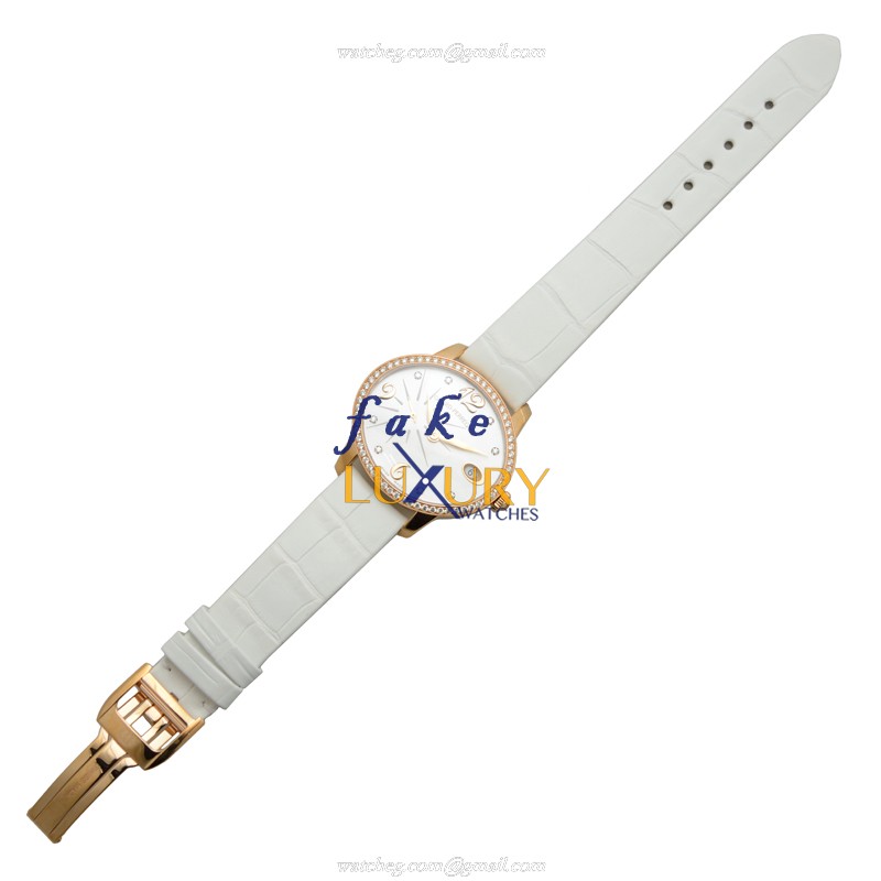 Girard Perregaux Cats Eye 80484D52A761BK7A Automatic 18kt Rose Gold White Dial Replica Watch - Image 2