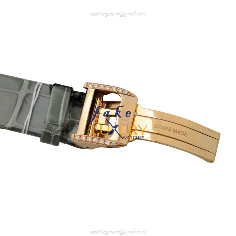 80484D52P662-BK6A - Girard Perregaux Cats Eye Replica Watch - Automatic - Blue Dial - Rose Gold - Image 4