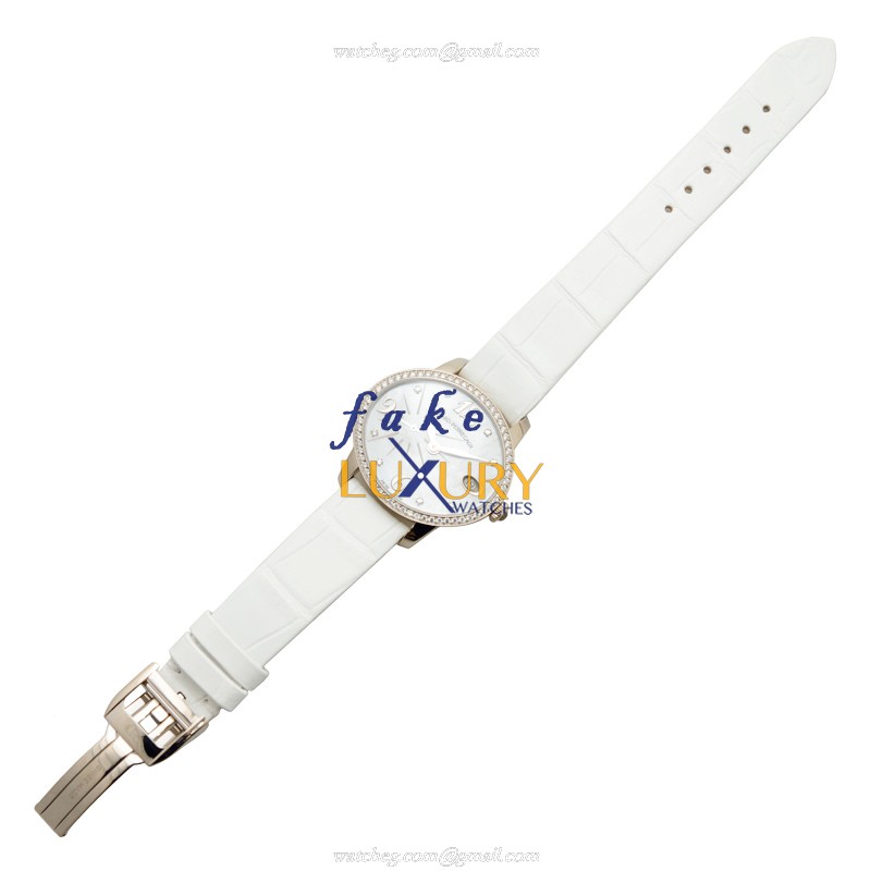 Girard Perregaux Cats Eye 80484D53A761BK7A Automatic 18kt White Gold Diamond White Dial Replica - Image 2