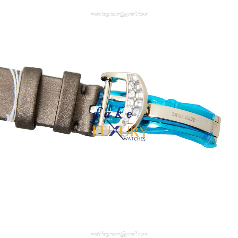 99498B53P7B1AKK7A - Girard Perregaux Cats Eye Replica Watch - Manual Wind - Silver Dial - White - Image 4