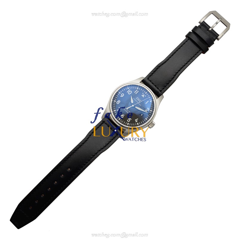 IWC IW327001 Pilot's Watch Replica, Automatic Movement, Black Dial, Steel Case - Image 2