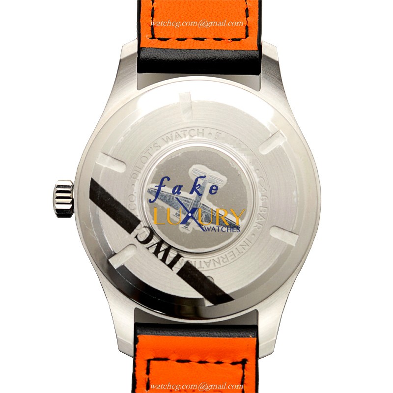 IWC IW327001 Pilot's Watch Replica, Automatic Movement, Black Dial, Steel Case - Image 3