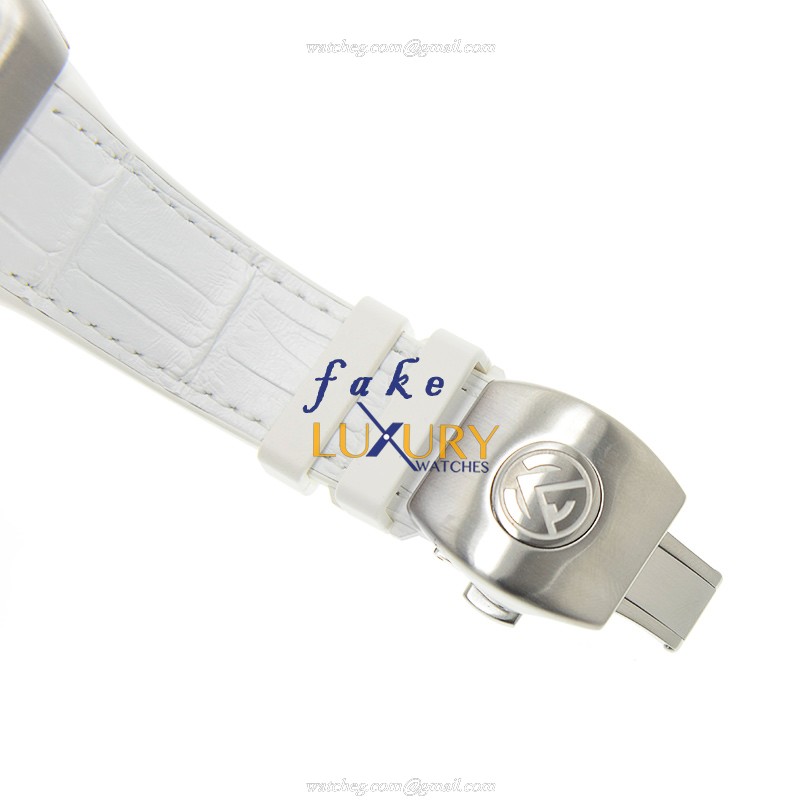 Franck Muller V 45 SC DT AC.BR.BC Vanguard Replica Watch, Automatic, White Dial, Steel Case - Image 4