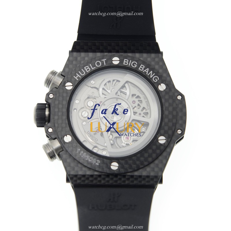 411.QX.1170.RX - Hublot Big Bang Replica Watch Automatic Carbon Fiber Black Dial - Image 3