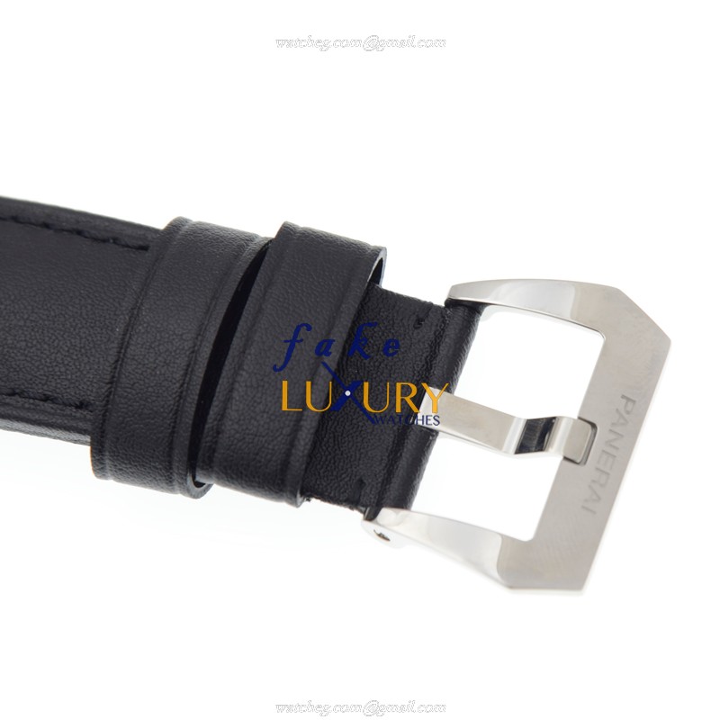 Panerai PAM00631 LUMINOR Manual Wind Stainless Steel Replica Watch, 44mm Case, Black Dial & Strap - Image 4