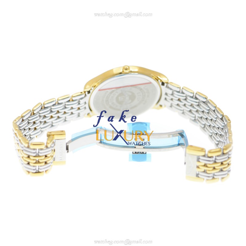 -67890-LONGINES-L4.759.2.12.7 Replica Watch - Quartz - White Dial - Silver & Gold PVD Strap - Image 5