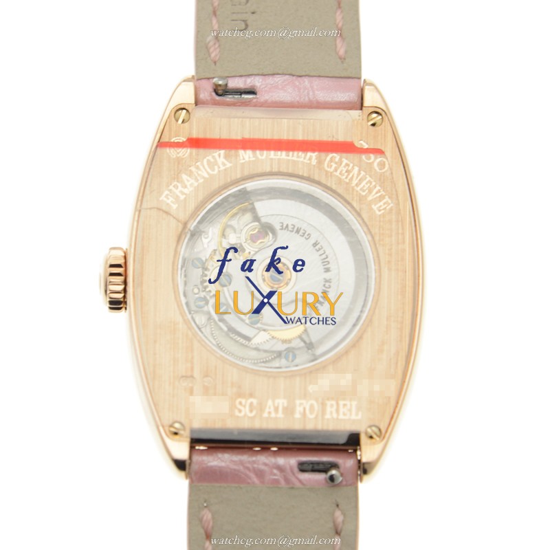 - 7500 SC AT FO REL 5N Franck Muller ART DECO Automatic 18kt Rose Gold Replica Watch - Image 3