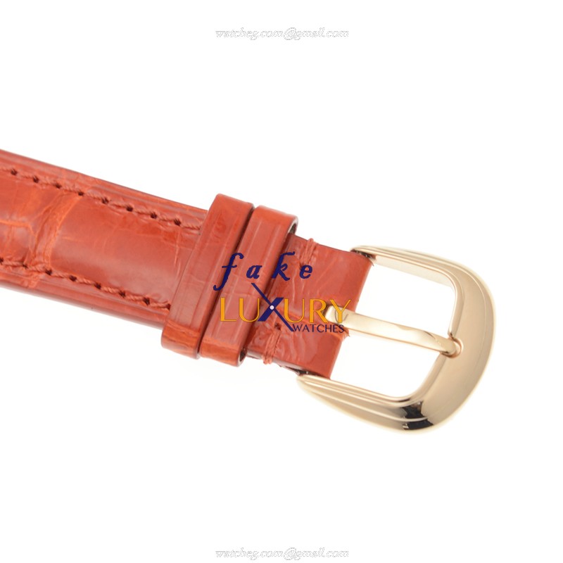 Franck Muller 7562 QZ COL DRM 5N - Replica Watch - Quartz - 18kt Rose Gold - White Dial - Orange - Image 4