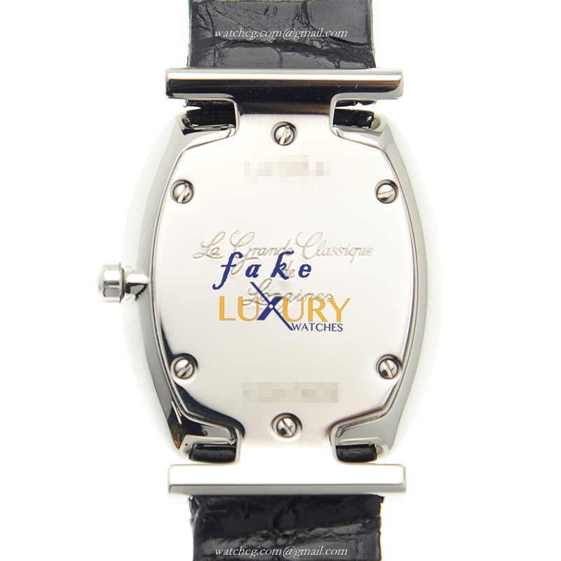 L4.205.4.11.2 - Longines La Grande Quartz Replica Watch - White Dial Alligator Strap - Image 3