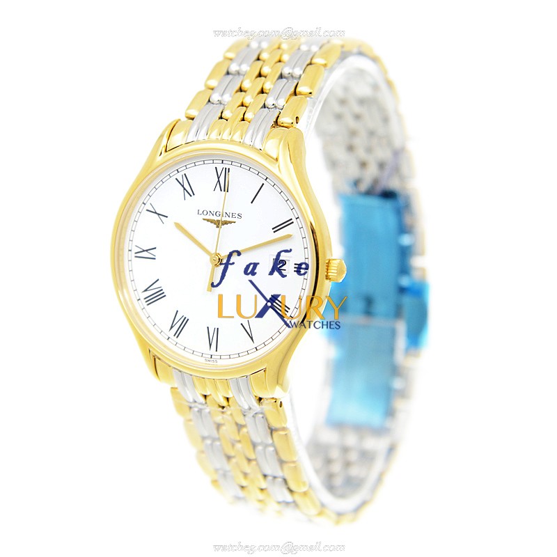 Longines Lyre L4.759.2.11.7 - Replica Watch - Quartz - 34mm Gold-Plated Steel Case - White Dial - Image 3