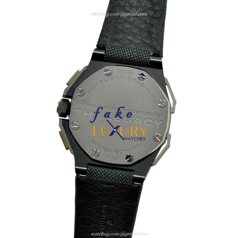 Audemars Piguet 26378IO.OO.A001KE.01 Replica Watch, Black Ceramic Case, Fabric Strap, Automatic - Image 3