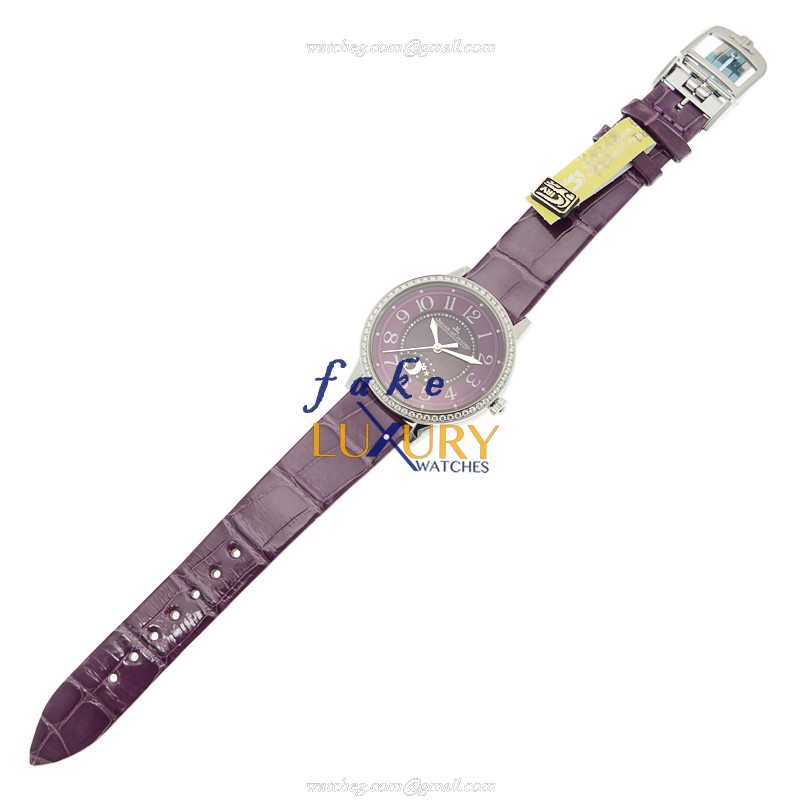 Jaeger-Lecoultre Q3448460 Replica Watch - Rendez-Vous Automatic - Purple Dial - Alligator Strap - Image 2