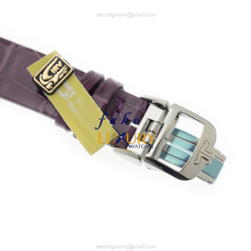 Jaeger-Lecoultre Q3448460 Replica Watch - Rendez-Vous Automatic - Purple Dial - Alligator Strap - Image 4