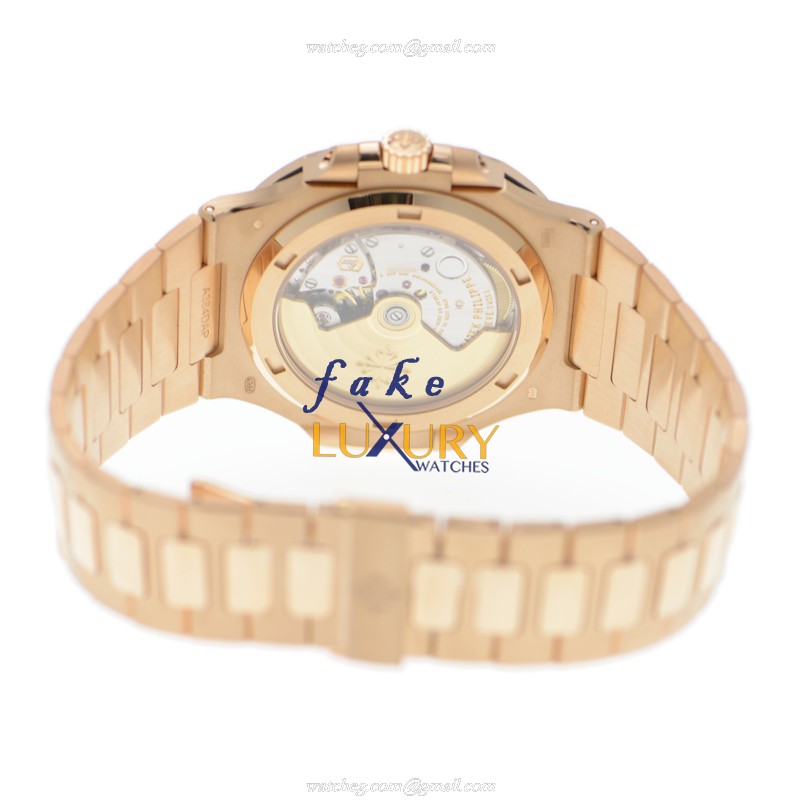 Patek Philippe 5723-112R-001 Nautilus Replica Watch, Automatic, 40mm Rose Gold & Diamonds Case - Image 4