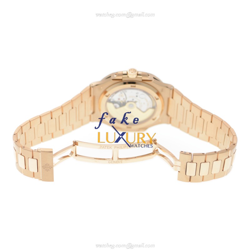 Patek Philippe 5723-112R-001 Nautilus Replica Watch, Automatic, 40mm Rose Gold & Diamonds Case - Image 5