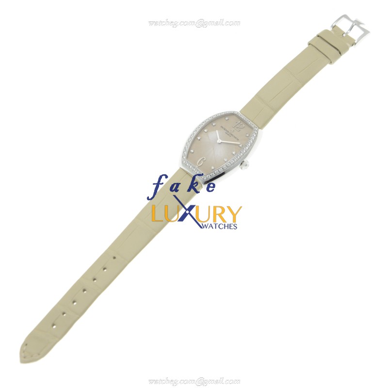 Vacheron Constantin 25540/000G-9109 Replica Watch With Gold Dial, Beige Alligator Strap, Automatic - Image 2