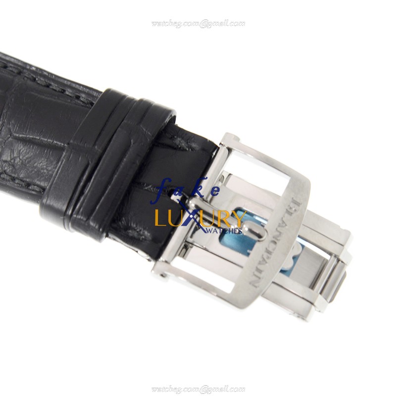 Blancpain Villeret 6669-1127-55B - Replica Watch - Automatic - White Dial - Steel Case - Alligator - Image 4