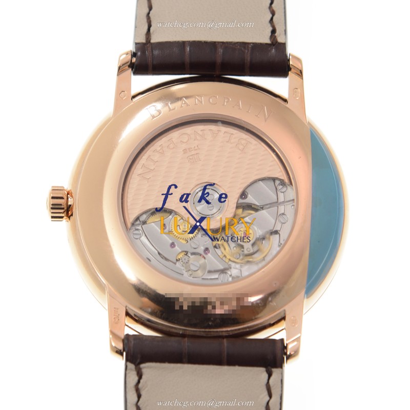 Blancpain 6653-3642-55A Villeret Automatic 18kt Rose Gold White Dial Replica Watch - Image 3