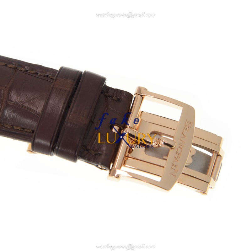 Blancpain Villeret 6669-3642-55B Automatic 18kt Rose Gold White Dial Replica Watch - Image 4
