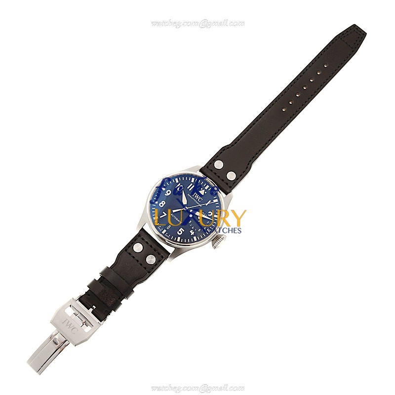 IWC IW500912 Pilots Replica Watch, Automatic Movement, Black Dial, Stainless Steel Case, Cowhide - Image 2