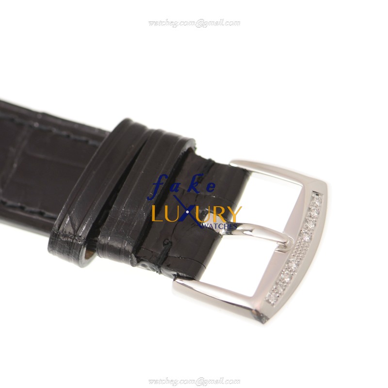 Franck Muller 952 QZ REL D 1R AC Replica Watch, Quartz Movement, White Dial, Alligator Strap - Image 4