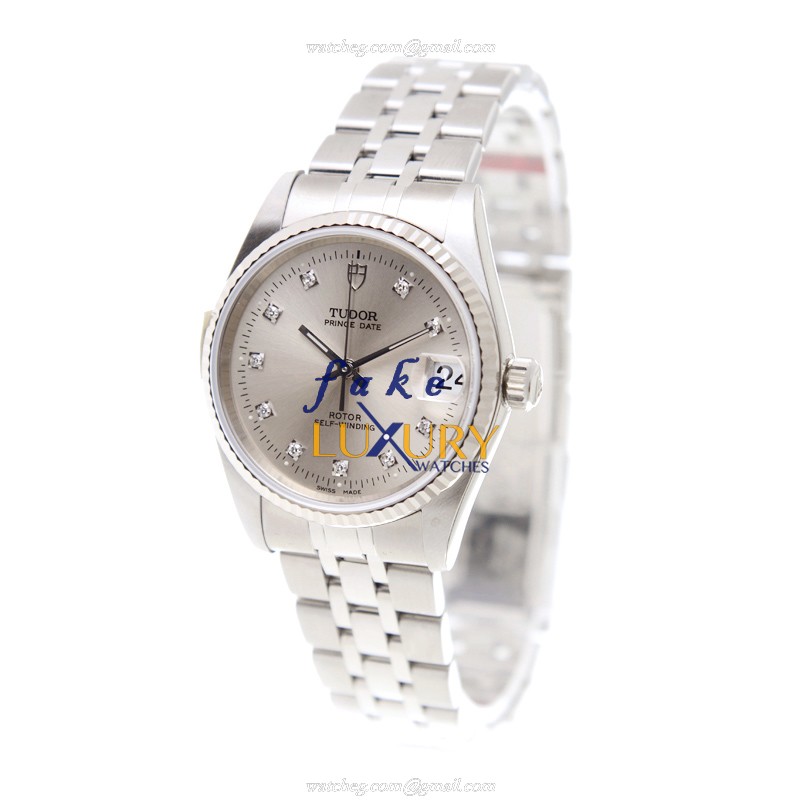 Tudor 72034-62450A-10DI-SV HERITAGE ADVISOR Automatic 18kt White Gold Replica Watch - Image 3
